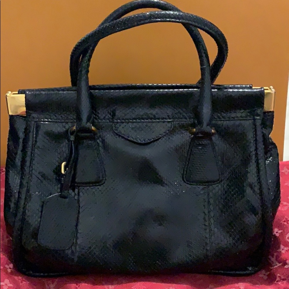 Rare Prada Python Pitone Lucido Bag - image 6